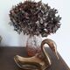 Brass swan