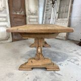 Raw bleached wood table