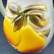 Saint-Clément ceramic pitcher with raised pear decoration