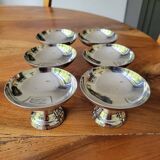 6 stainless steel ice cream cups