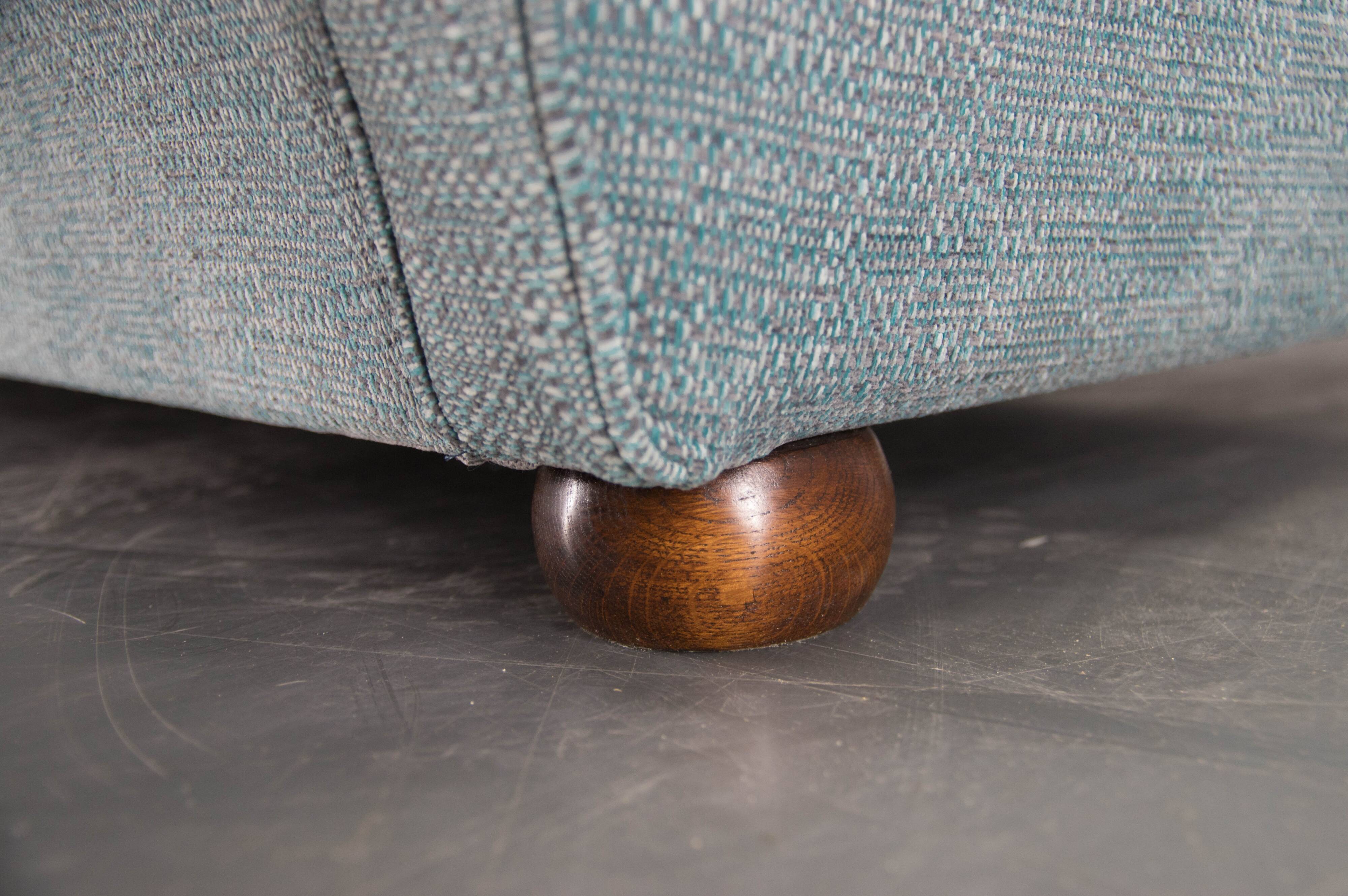 Canapé/lit pliant Art déco nouvellement rembourré par Halabala, années 1930