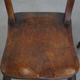 Set of 12 antique English Oxford dining/kitchen chairs