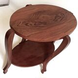 Art Deco oval pedestal table Width 80 cm