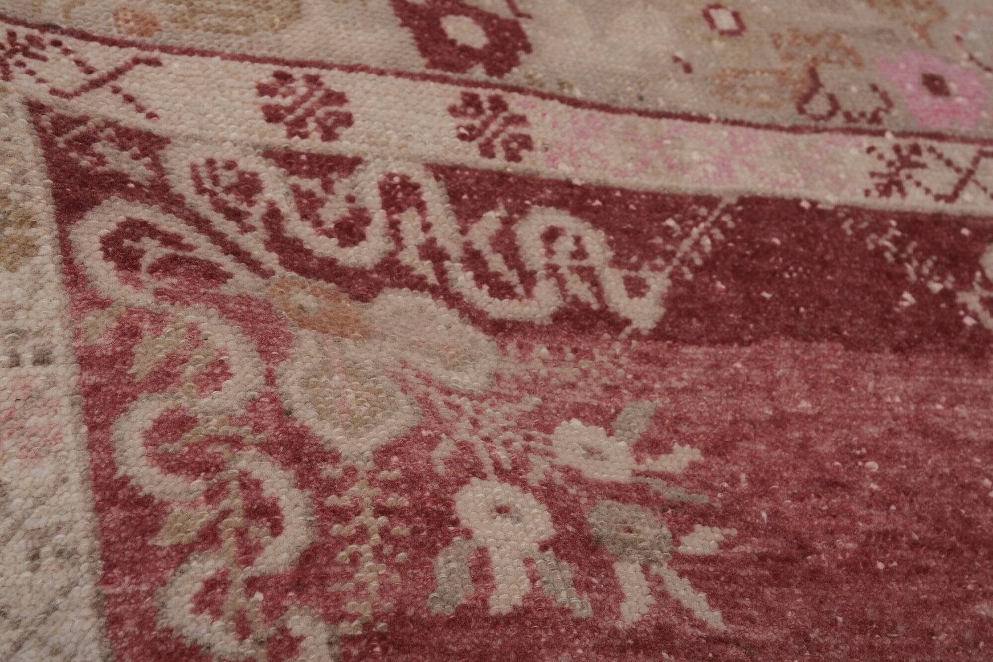 Vintage Turkish Oushak rug 113x207 cm