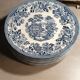 Flat plates Porcelaines Churchill the Georgian collection :17cm ○ 12 pieces.