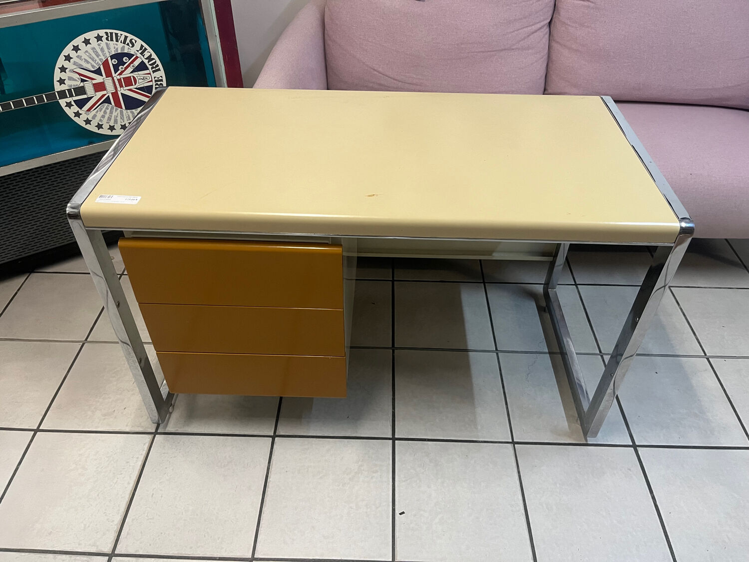 Vintage metal desk