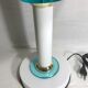 White metal mushroom lamp