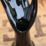 Black ceramic baguier hand