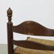 4x Vintage Bar Stool in Wood and Rush, 1970s