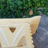 Pair of Africanist art deco stools