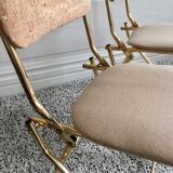 Vintage restored folding chairs