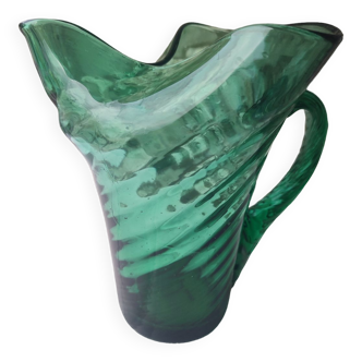 Glass pitcher