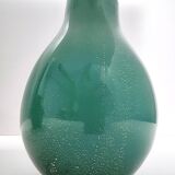 Green Cased Alga Glass Vase with Gold Leaf by Tomaso Buzzi for Venini
