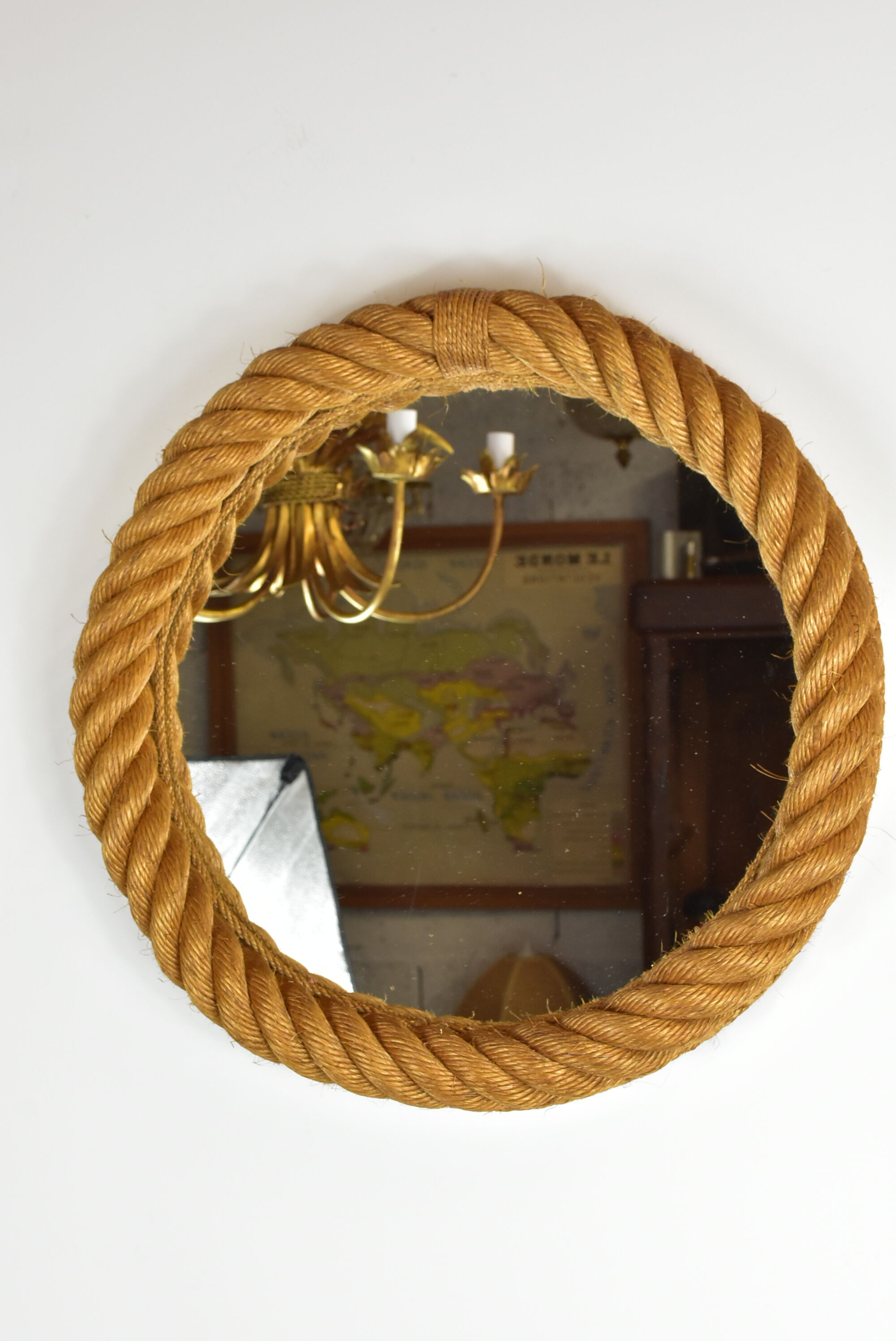 Vintage rope mirror
