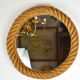 Vintage rope mirror