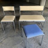Bench, chair and stool design 1970