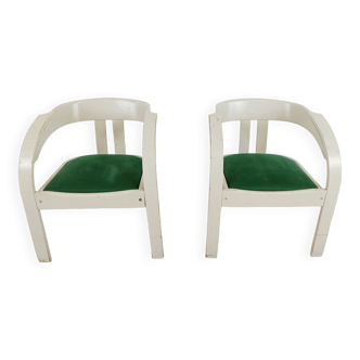 Paire de fauteuils 'Elisa' de Giovanni Battista Bassi pour Poltronova années 1960
