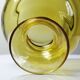 Vintage/antique Czech Amber Chiseled Blown Glass Decanter