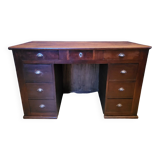 Solid oak minister's desk