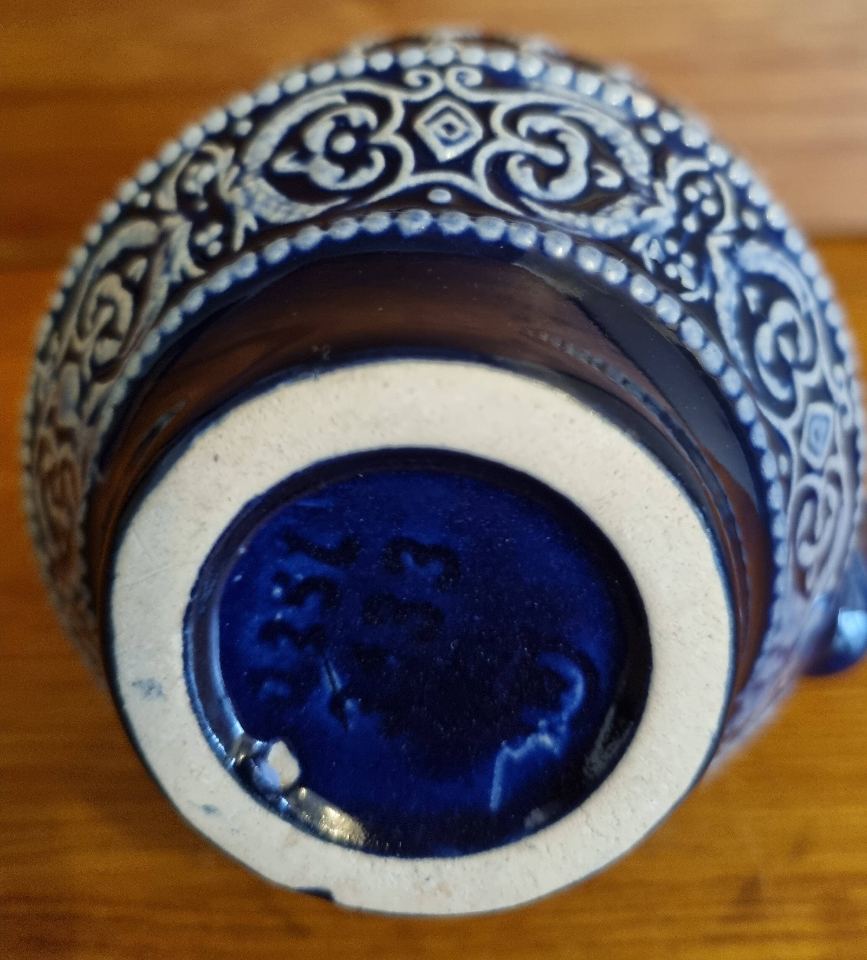 Salt-glazed stoneware jug from Alsace Marzi and Remy 25 cl