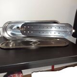 Oval stainless steel fish counter new condition