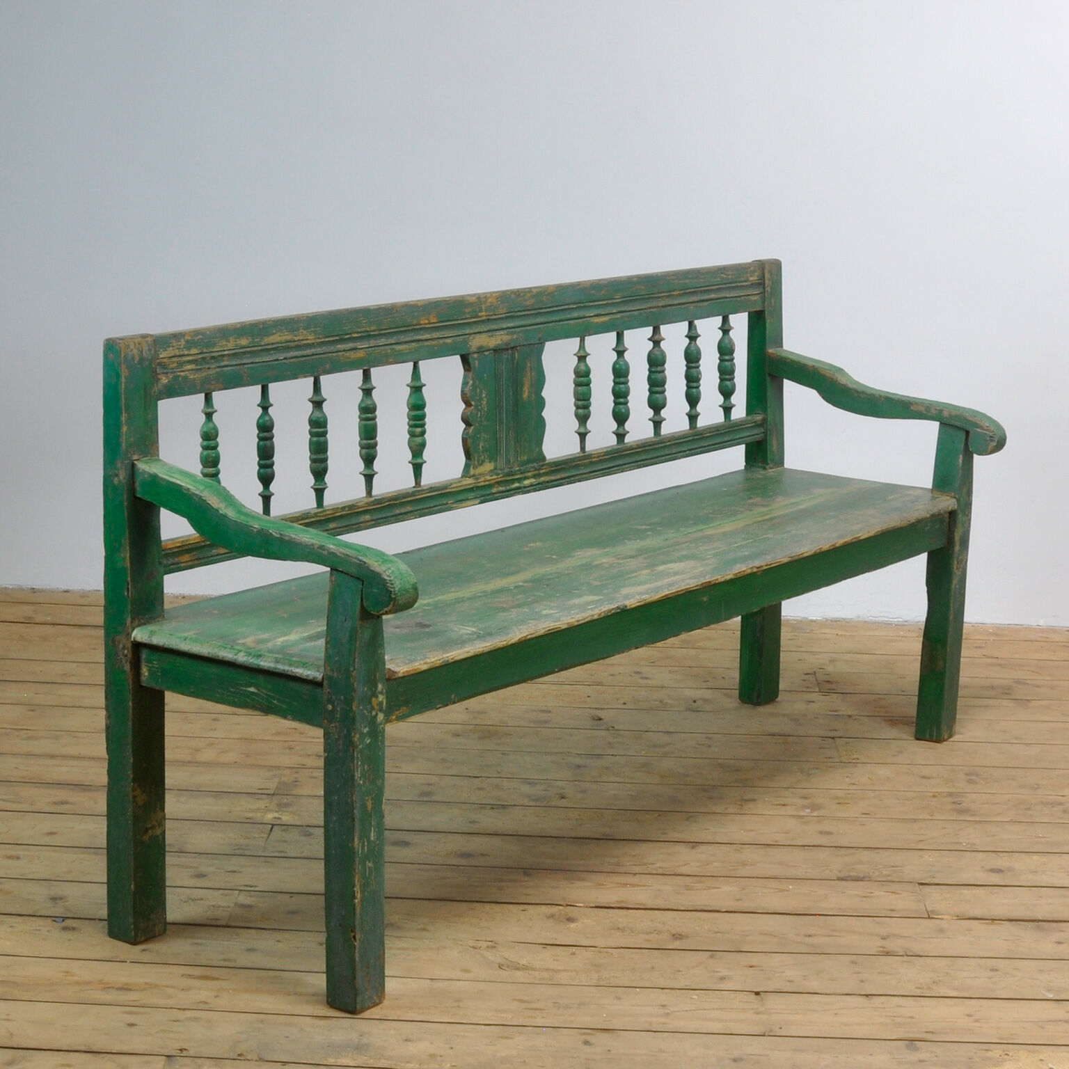 Antique Pine Bench, 1930's