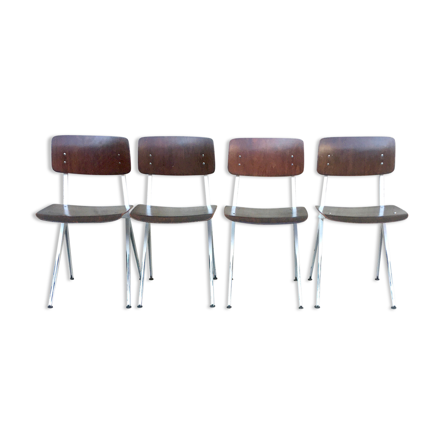 ♻️Set of 4 chairs Vintage and design Marko Kooistra