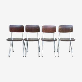 ♻️Set of 4 chairs Vintage and design Marko Kooistra