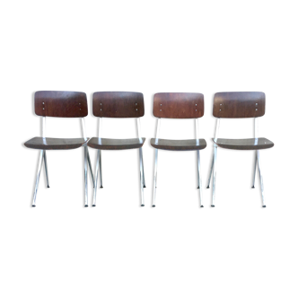 ♻️Set of 4 chairs Vintage and design Marko Kooistra