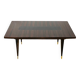 French Art Deco dining table in Macassar from 1940.