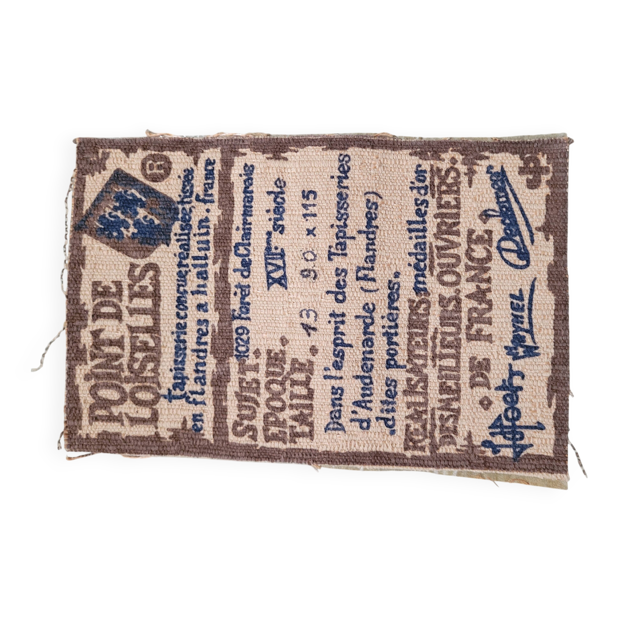 Wall tapestry Forest of Clairmarais Flanders tapestry