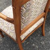 Pair of restoration style armchairs