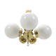 Space Age Chandelier Sputnik by Elektroinstala Decin, 1970s