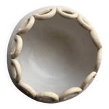 Large 24 cm ceramic flower pot with links.