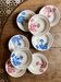Lot de 8 assiettes creuses vintage, Edmond de Saint Amand -