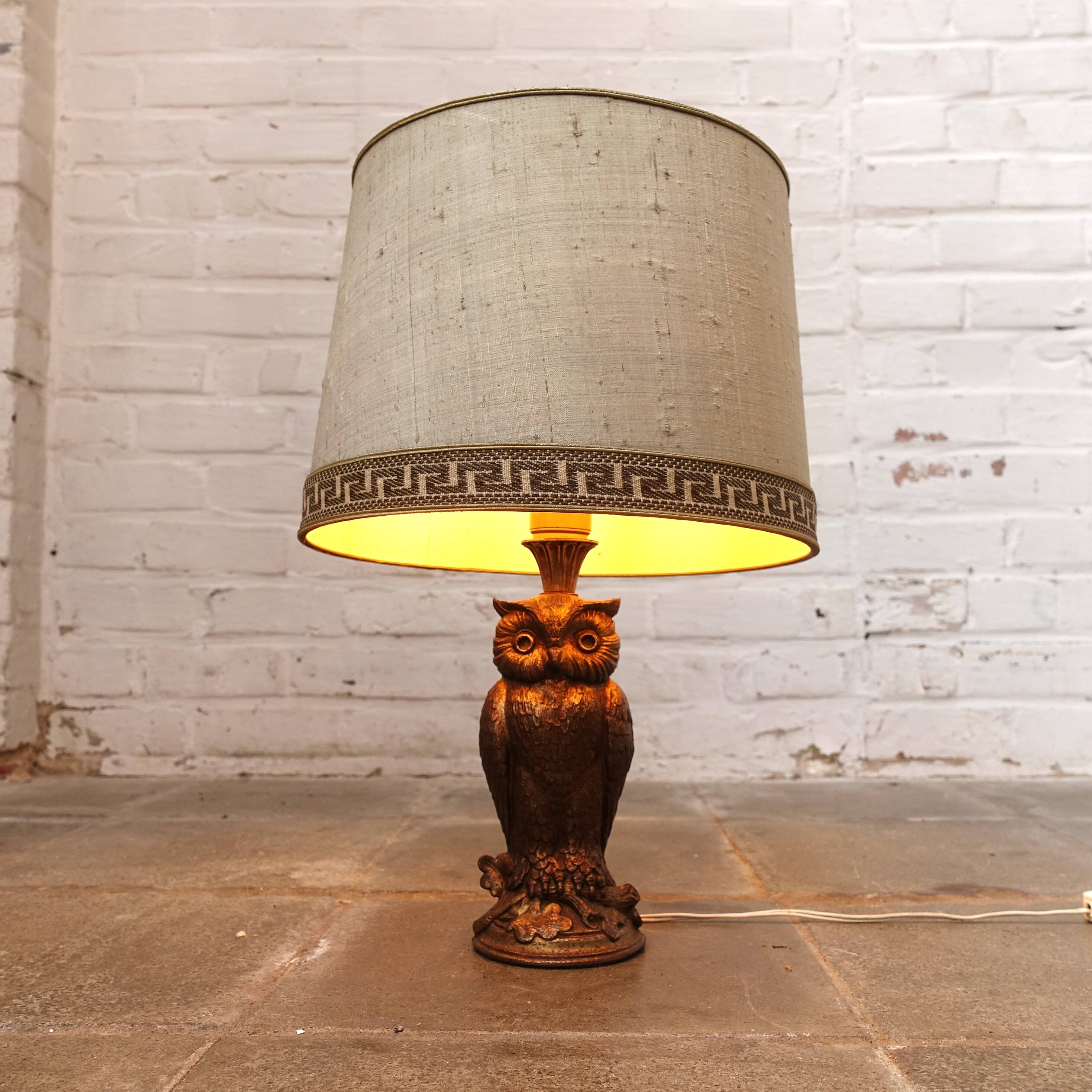 Deknudt owl lamp