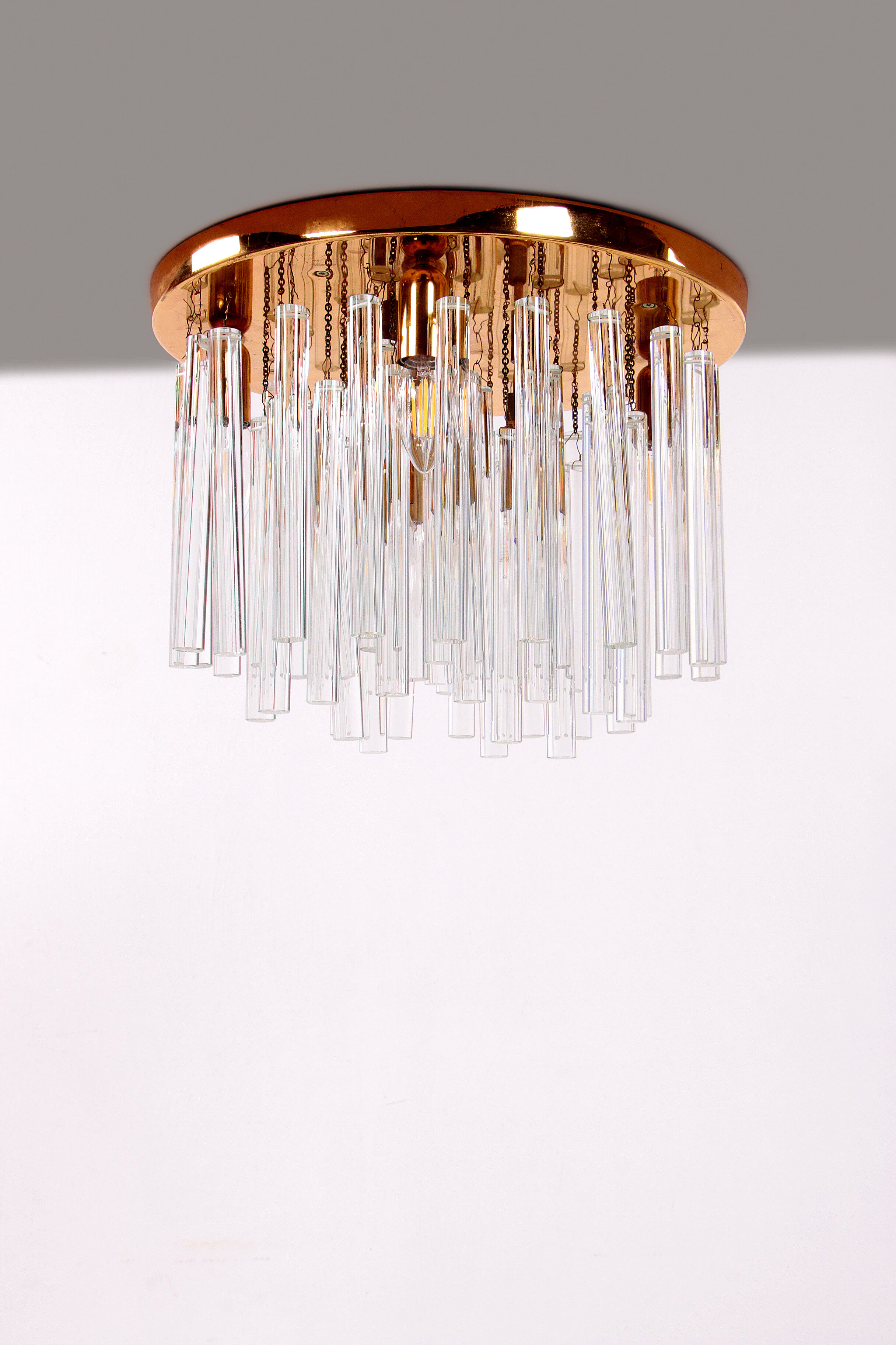 Crystal chandelier or ceiling lamp 1960, Germany