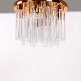 Crystal chandelier or ceiling lamp 1960, Germany