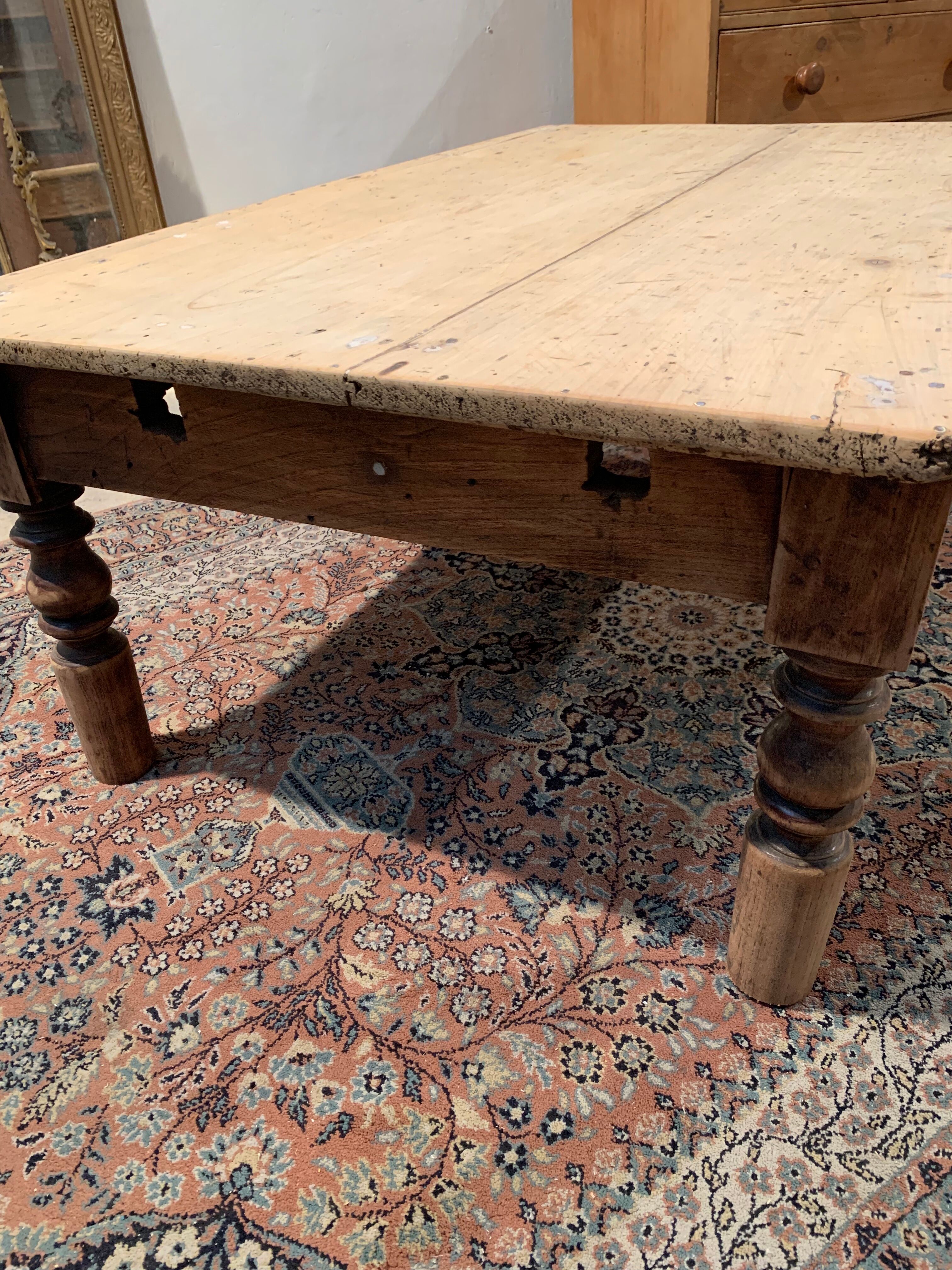 Vintage wood coffee table