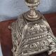 Paire chandeliers bronze
