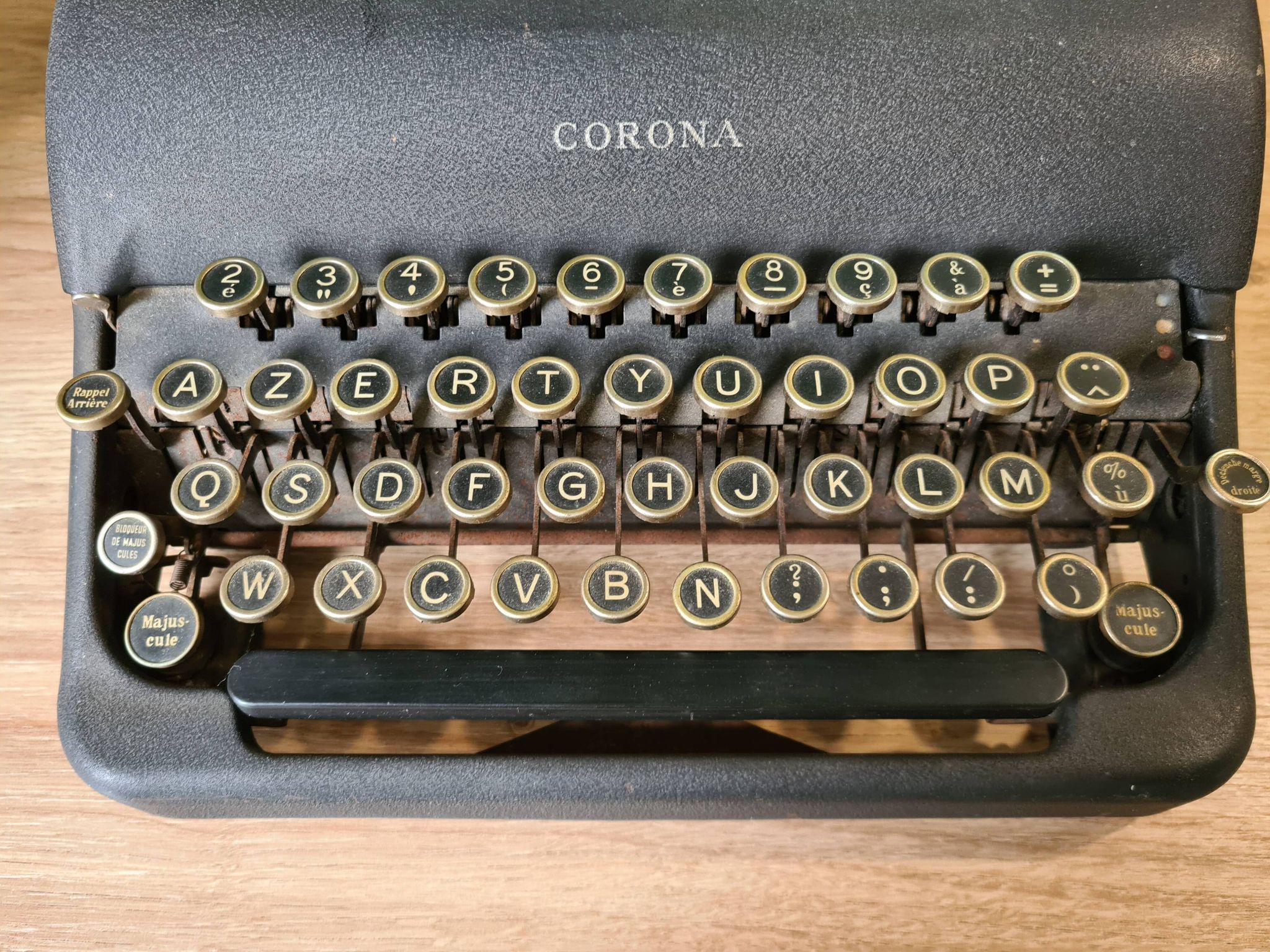 Charming and rare standard corona typewriter 1940s