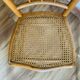 Paire de chaises cannées dépareillées