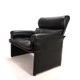 Saporiti Italia leather armchair by Giovanni Offredi, 1970