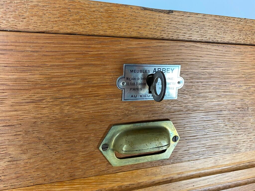 1950 Oak Curtain Binder Furniture