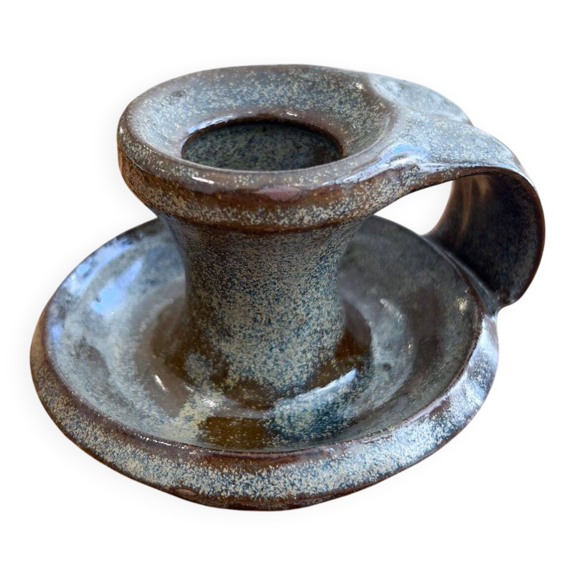 Handmade ceramic candle holder