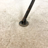 Vintage industrial metal bistro table