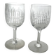Duo de verres à pied baccarat modèle nancy
