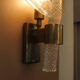 Pair of Murano glass wall lights, Toso