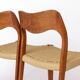 4 Niels Otto Moller Chairs, Model 71, Teak, 1950s, Danish
