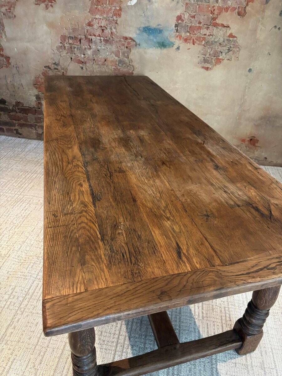 Dining table canteen in oak, 1940s